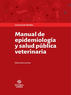 cover image of Manual de epidemiología y salud pública veterinaria